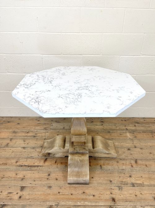 fig 1. Octagonal Shaped Marble Top Centre Table