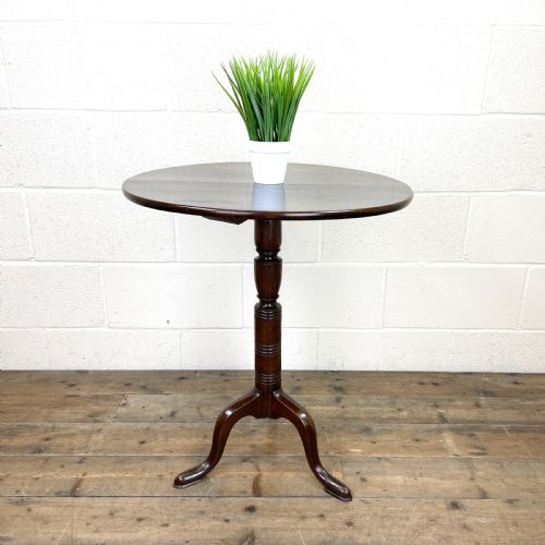 Antique Oak Tripod Table