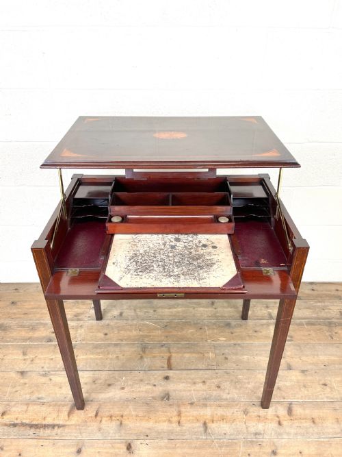 fig 2. Edwardian Mahogany Metamorphic Writing Desk by ‘Edwards & Sons’