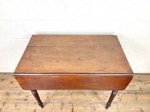 fig 2. Antique 19th Century Welsh Oak Pembroke Table
