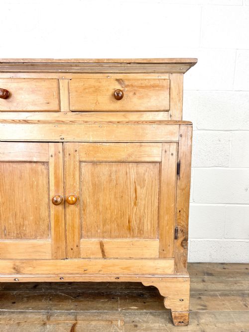 fig 2. Unusual Antique Victorian Pine Cupboard