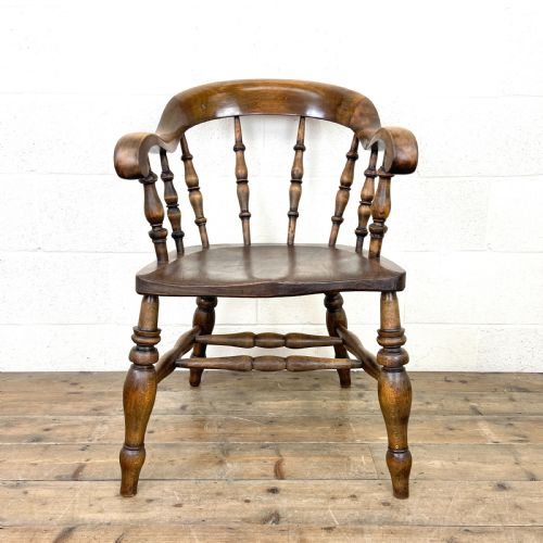 Antique 19th Century Smoker’s Bow Chair
