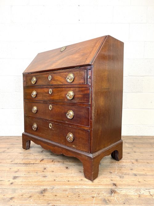 Antique 19th Century Mahogany Bureau