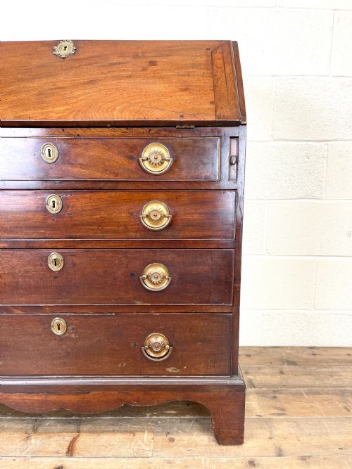 fig 2. Antique 19th Century Mahogany Bureau