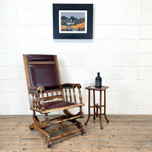 fig 1. Antique Gentleman’s Rocking Chair