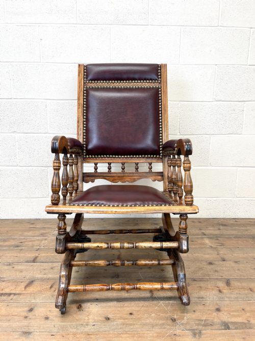 fig 2. Antique Gentleman’s Rocking Chair