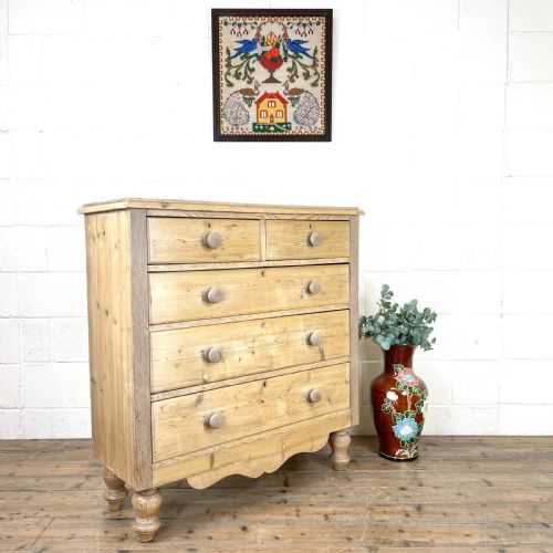 Victorian Pine Chest of Drawers