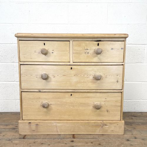 Rustic Antique Pine Chest of Drawers