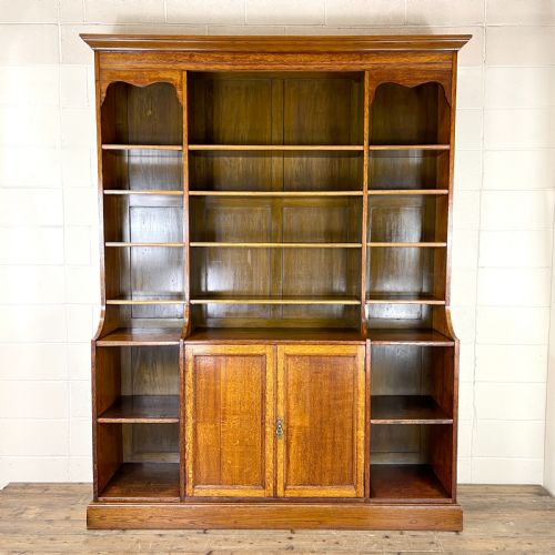 Large 19th Century Antique Oak Bookcase