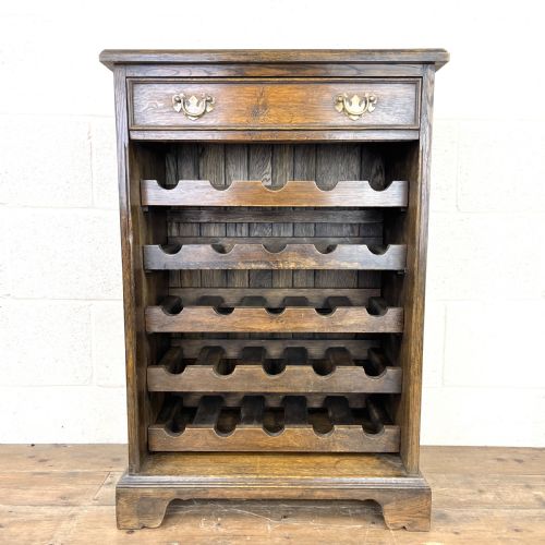 Early 20th Century Antique Oak Wine Rack