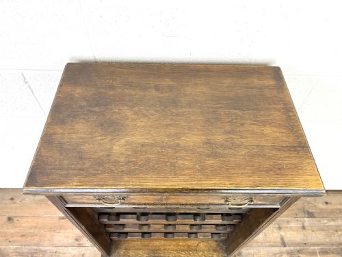 fig 2. Early 20th Century Antique Oak Wine Rack