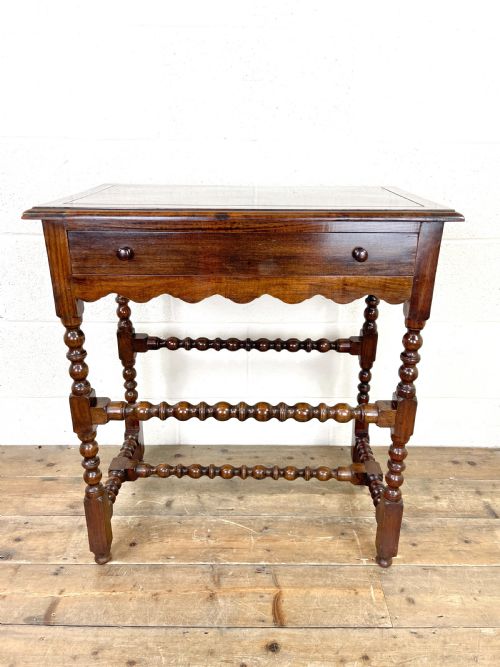 fig 1. Small Vintage Mahogany Side Table