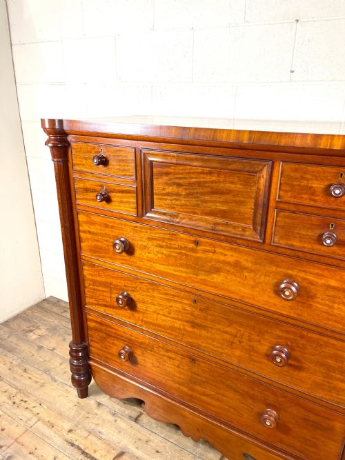 fig 2. Large Victorian Mahogany Chest of Drawers