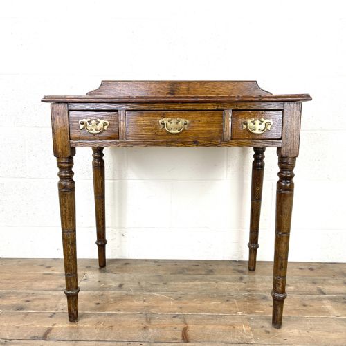 19th Century Antique Oak Side Table