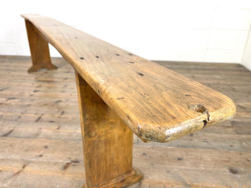 fig 1. Long Antique Pine Bench