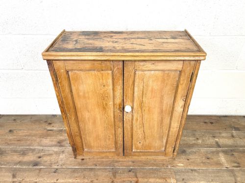 fig 2. Small Rustic Antique Pine Cupboard