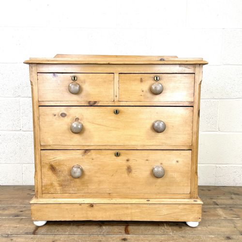 Small Antique Pine Chest of Drawers