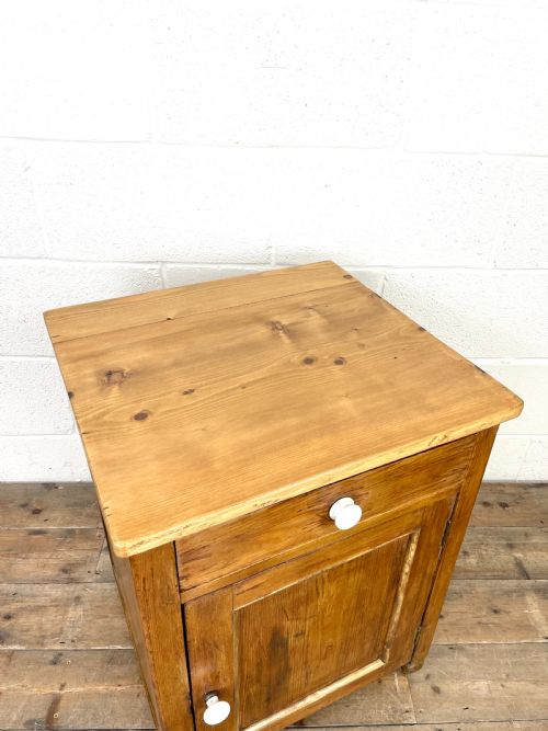 fig 2. Rustic Antique Pine Side Cupboard