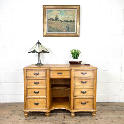 fig 1. Victorian Antique Pine Sideboard with Drawers