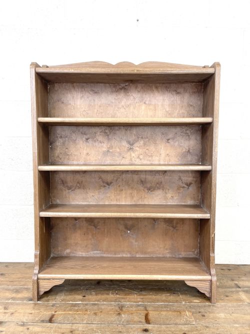 fig 1. Pair of Antique Oak Bookcases