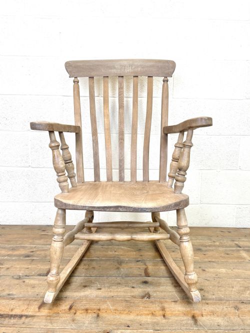 fig 2. Antique 19th Century Rocking Chair