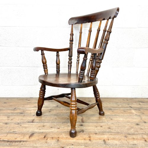 Antique 19th Century Penny Armchair