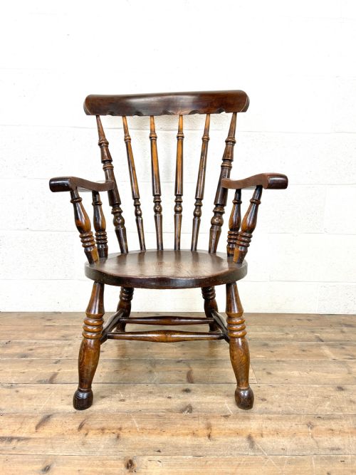 fig 2. Antique 19th Century Penny Armchair