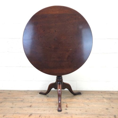 Antique Mahogany Tilt Top Table