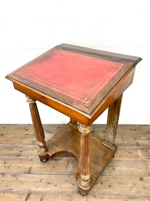 fig 2. Antique Victorian Davenport Desk