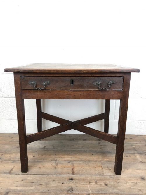 Antique 19th Century Oak Lowboy Side Table