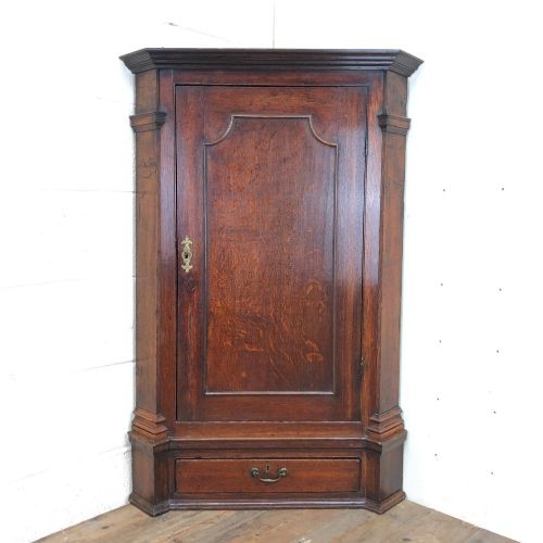 Antique Corner Cupboard with Drawer