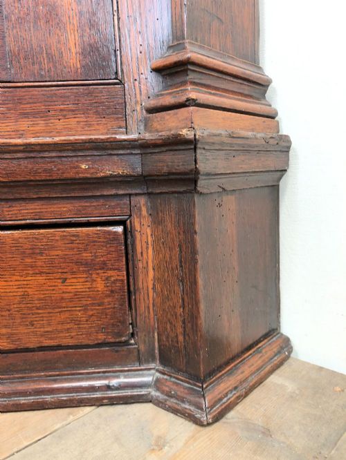 fig 2. ANTIQUE CORNER CUPBOARD WITH DRAWER