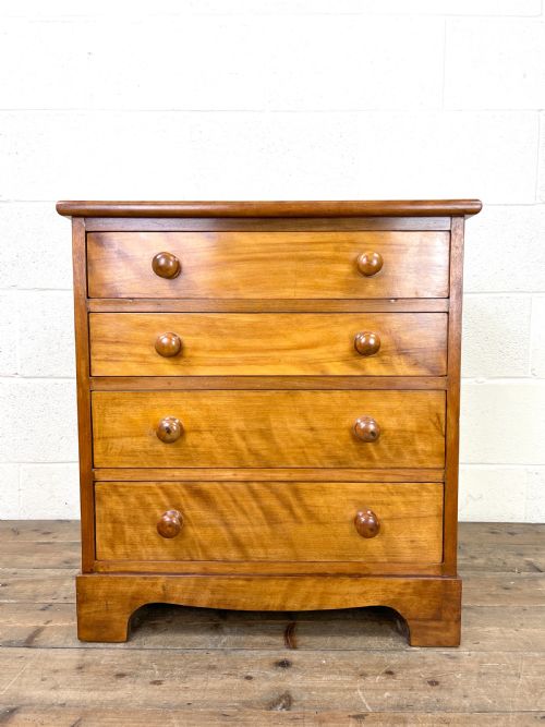 fig 2. Antique Satin Birch Chest of Drawers