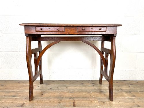 Antique Oak Writing Table
