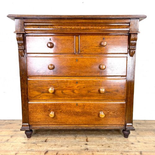 Large Victorian Antique Chest of Drawers