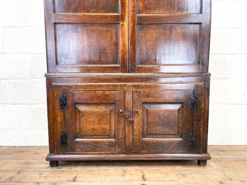 fig 1. Antique Georgian Oak Cupboard 