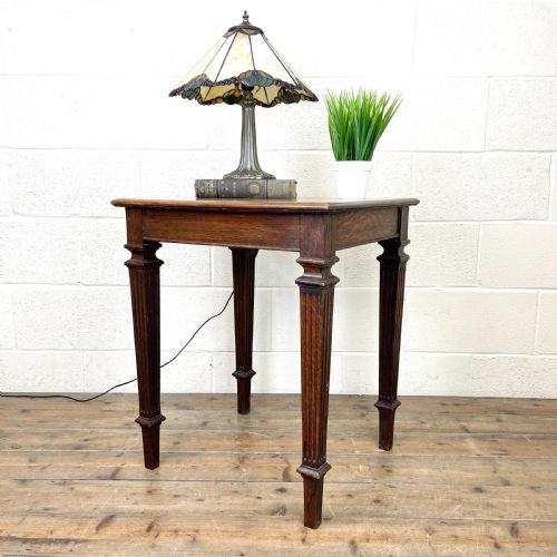fig 2. Vintage Oak Lamp Table