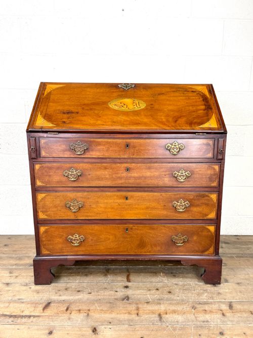 fig 1. Antique Edwardian Bureau