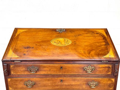 fig 2. Antique Edwardian Bureau