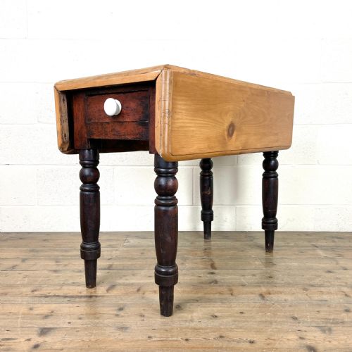 Antique Pine Drop Leaf Table