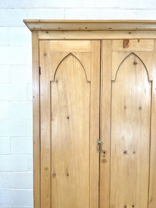 fig 2. Victorian Antique Pine Wardrobe