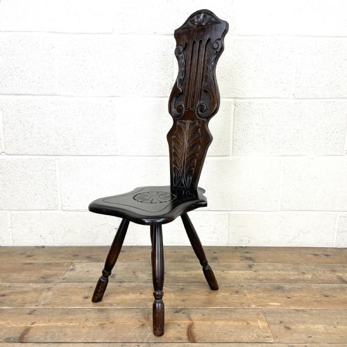 Welsh Oak Spinning Chair