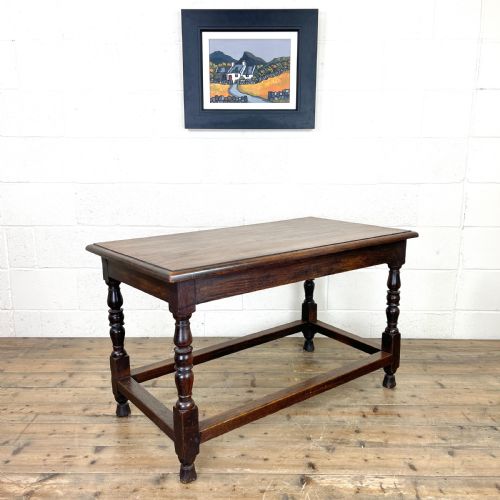 fig 1. Antique Oak Occasional Table