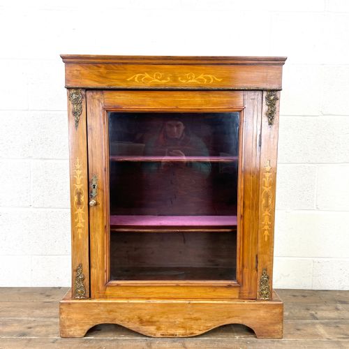 Antique Walnut Pier Cabinet