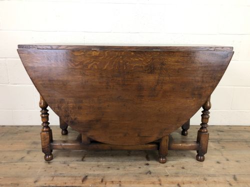 19th Century Oak Gateleg Dining Table
