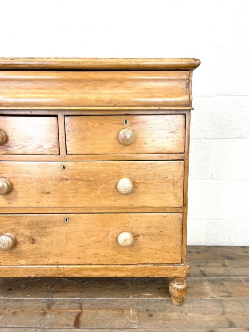 fig 2. Antique Pine Chest of Drawers