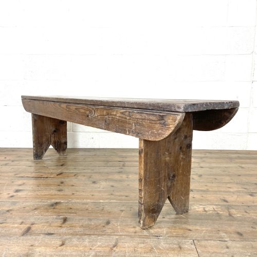 Rustic Antique Pine Bench