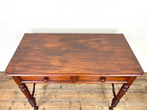 fig 1. Antique Mahogany Side Table