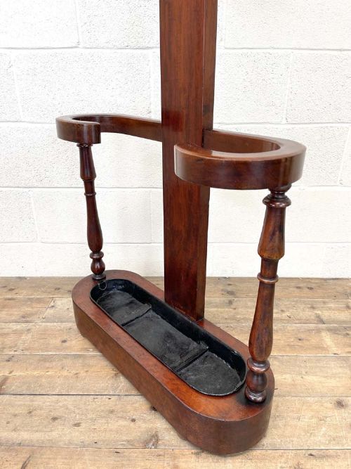 fig 1. VICTORIAN MAHOGANY TREE SHAPED HALL STAND