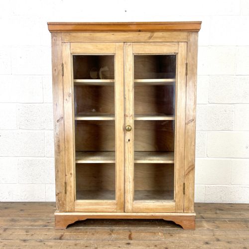 Antique Pine Glazed Cabinet